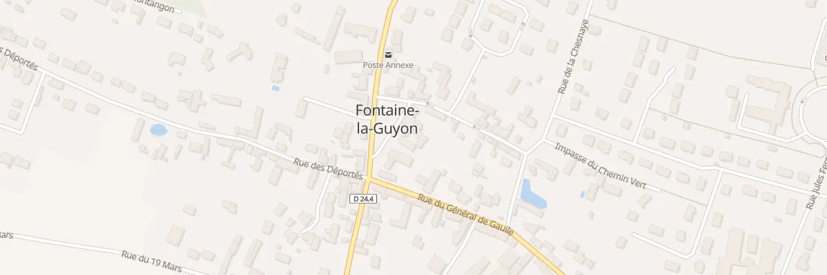 Plan du 10 Rue Saint-martin à Fontaine-la-Guyon