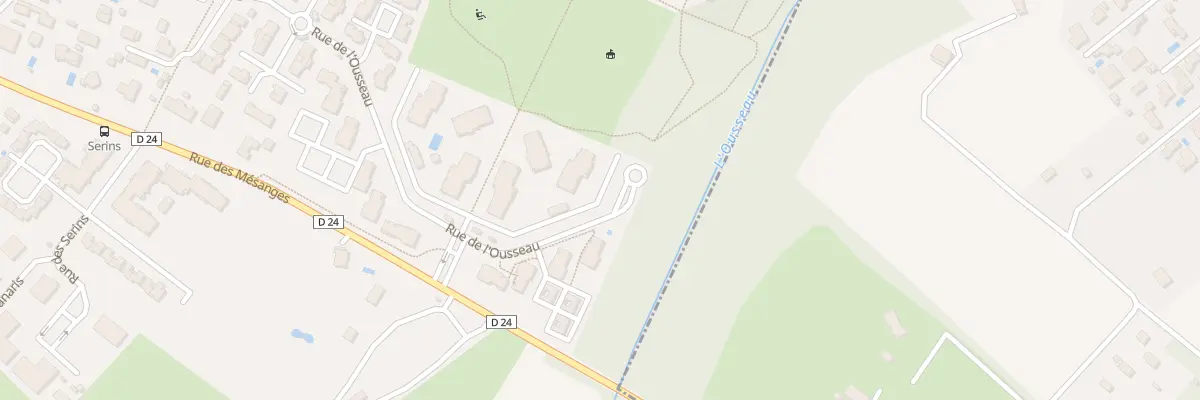 Plan du 2 Rue de l’Ousseau à Plaisance-du-Touch