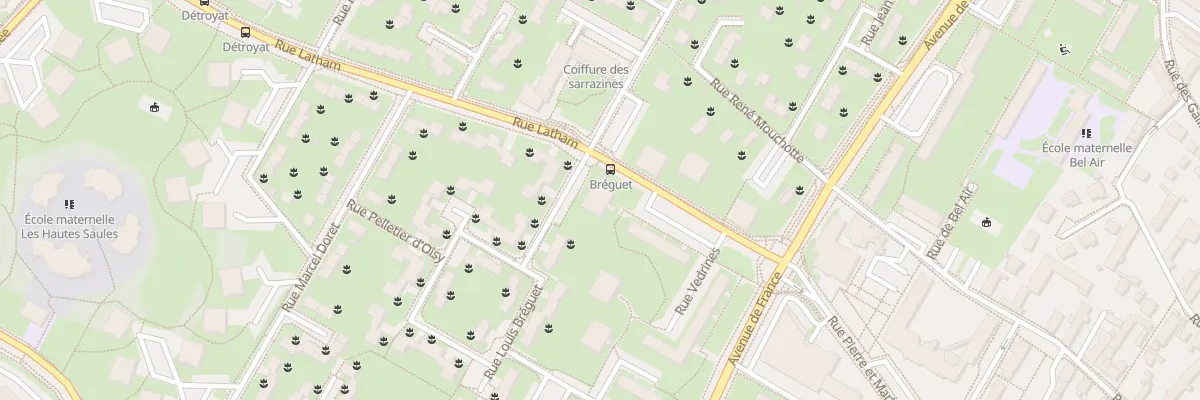 Plan du 10 Rue Latham à Blois