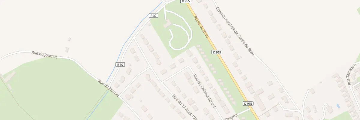 Plan du 47 Rue du Colonel Girard à Châteaudun