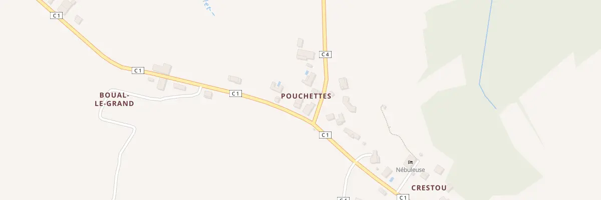 Plan du 26 Rte de Rouzet à Puycornet