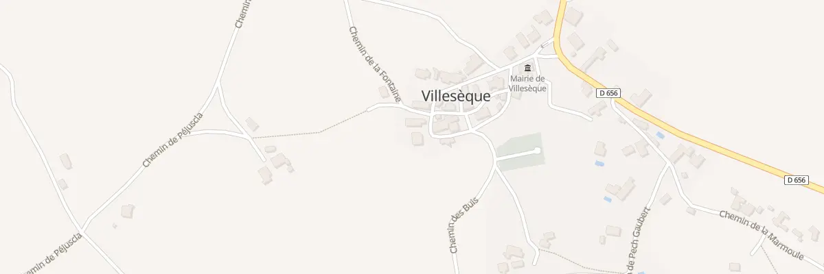 Plan du 5030 Le Bourg à Villesèque