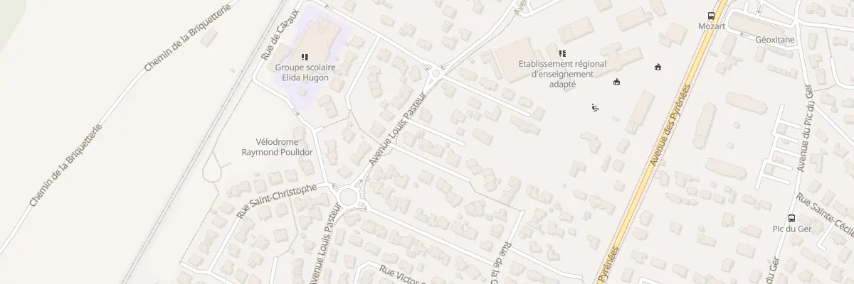 Plan du 2 Rue de la Martinique à Muret