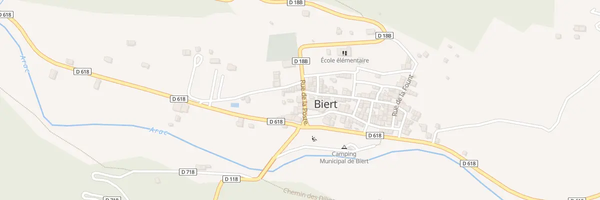 Plan du 274 Village à Biert