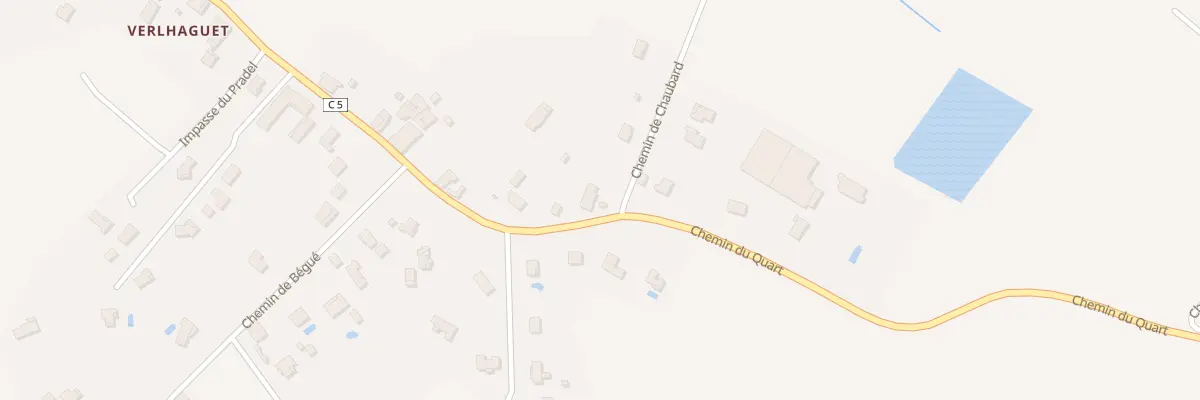 Plan du 507 Che du Quart à Montauban