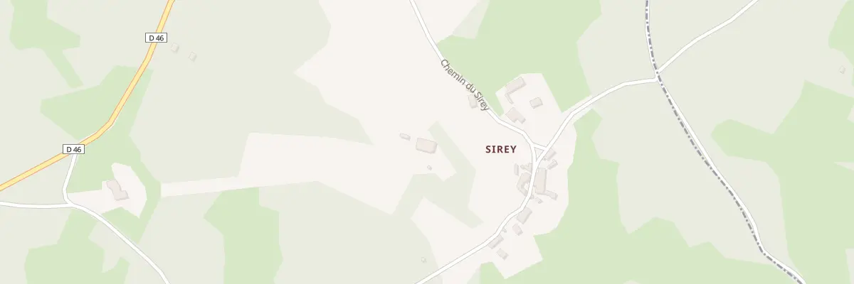 Plan du 204 Chem du Sirey à Montgesty