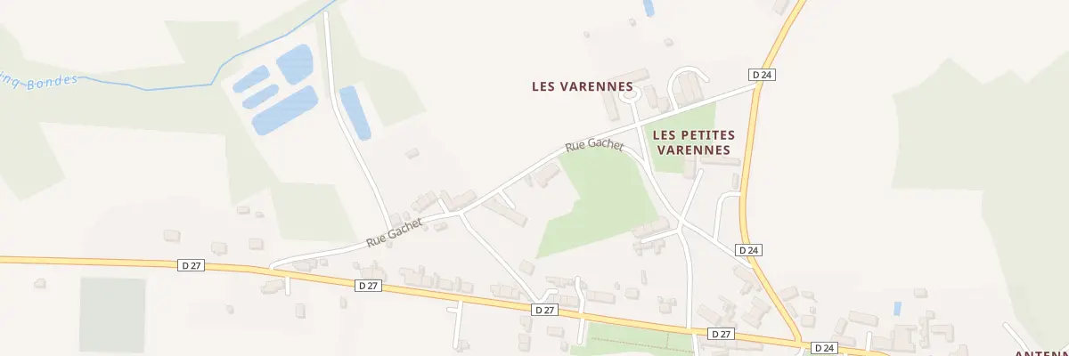Plan du 20 Rue Gachet à Migné