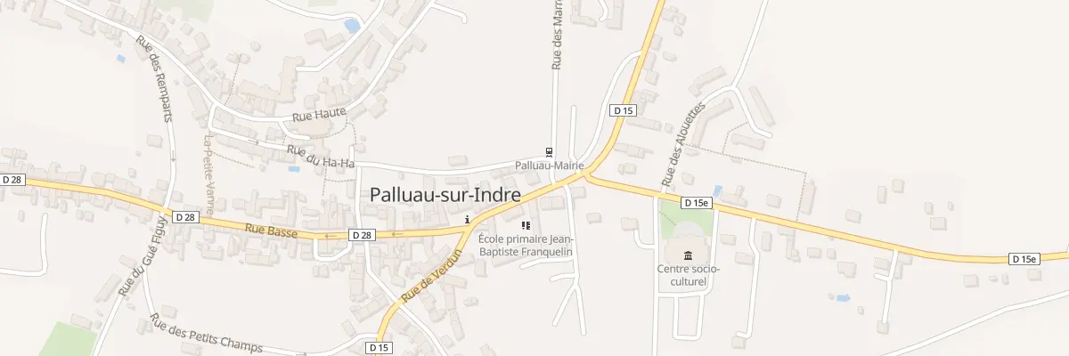 Plan du 33 Rue de Verdun à Palluau-sur-Indre