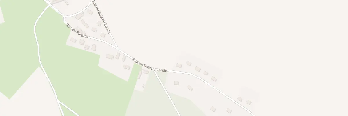 Plan du 1A Rue du Bois du Londe à Heuqueville