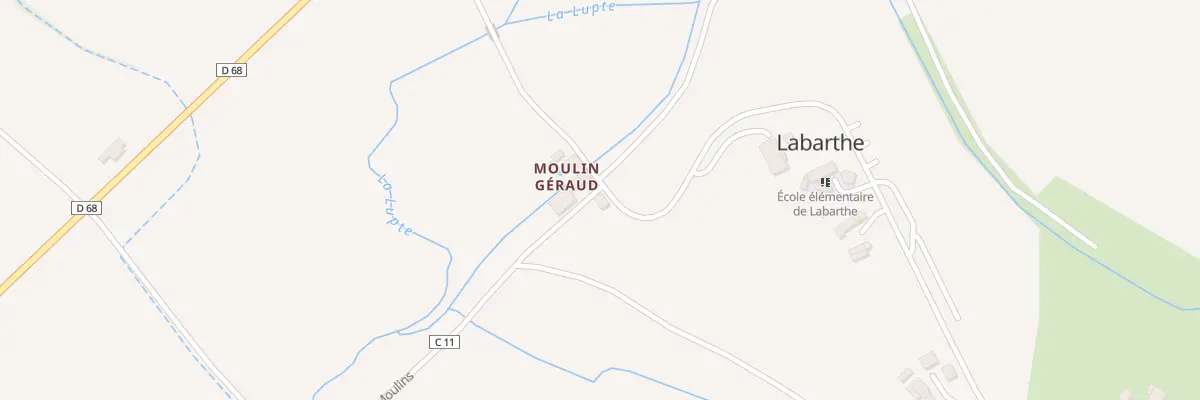 Plan du 5106 Moulin Geraud à Labarthe