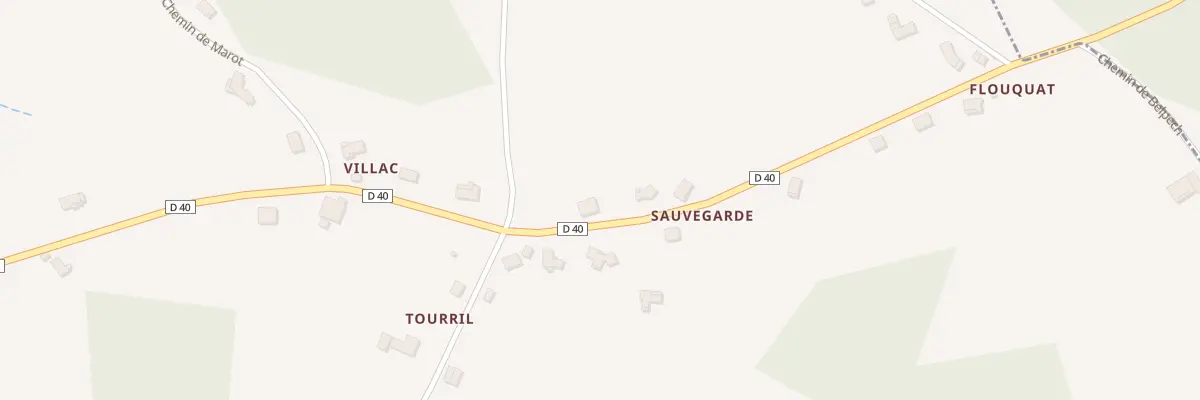 Plan du 3230 Rte de Lafrancaise à Piquecos