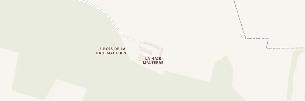 Plan du 35 La Haie Malterre à Vievy-le-Rayé