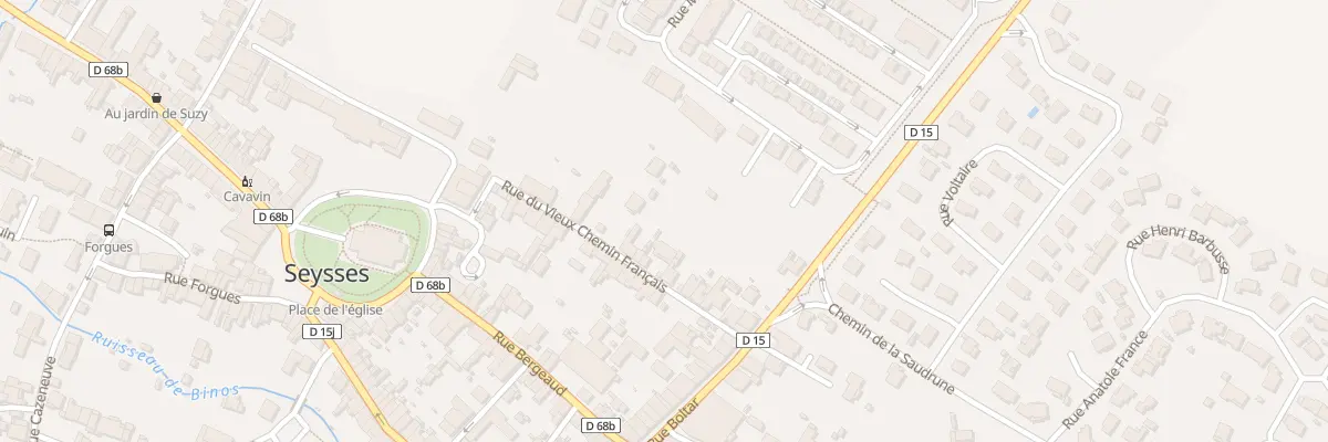 Plan du 9 Rue du Vieux Chemin Francais à Seysses