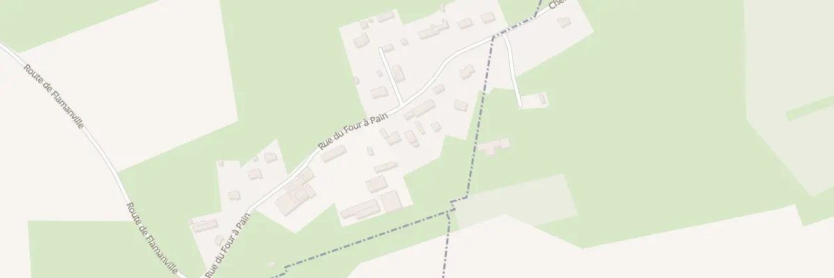 Plan du 304 Rue du Four a Pain à Grainville-sur-Ry