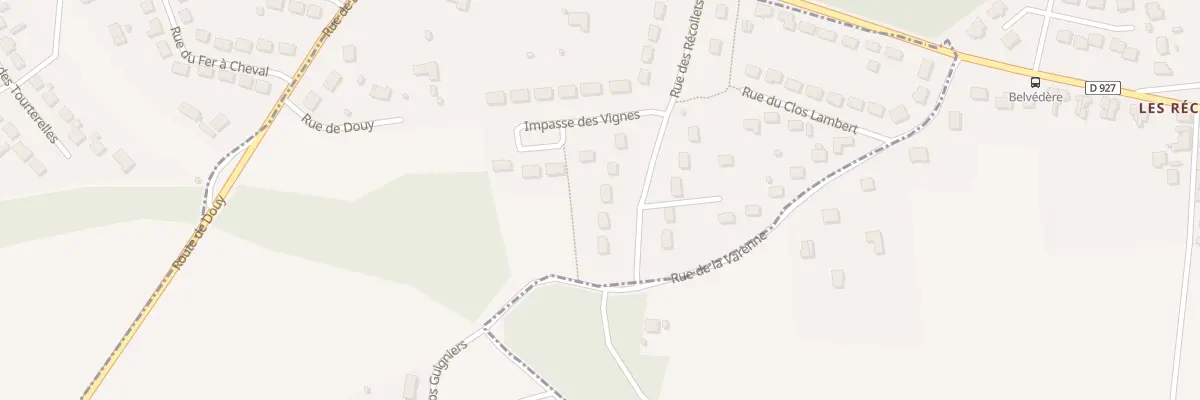 Plan du 15 Rue des Recollets à La Chapelle-du-Noyer