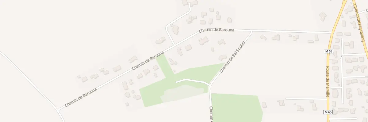 Plan du 445 Che de Barouna à Aussonne