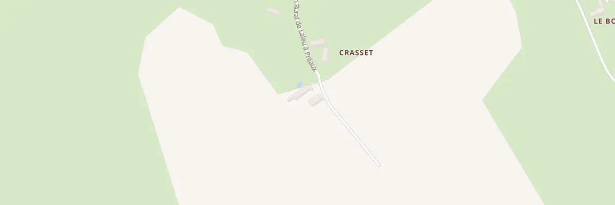 Plan du 5405 Crasset à Écueillé