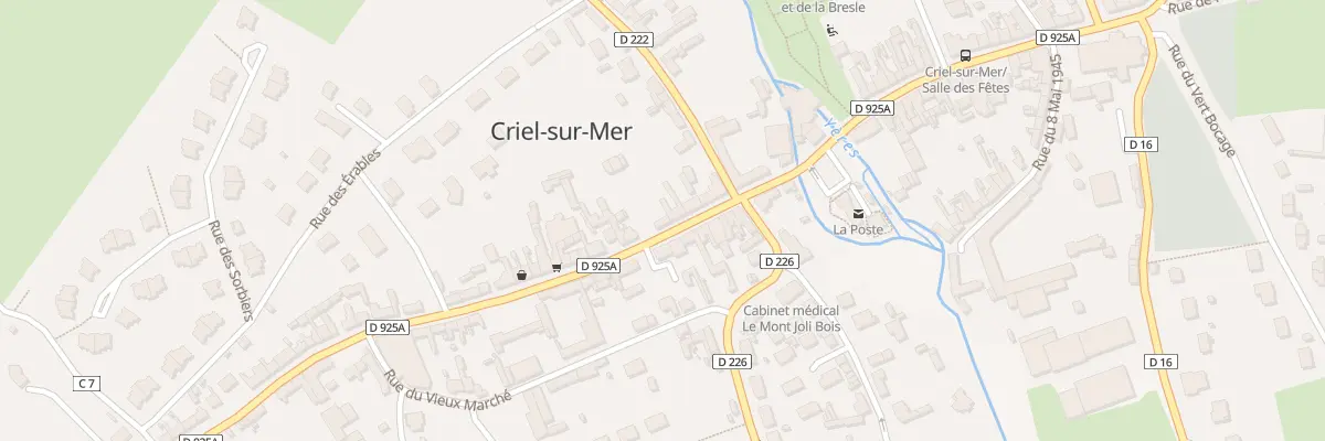Plan du 75 Rue de la Libération à Criel-sur-Mer