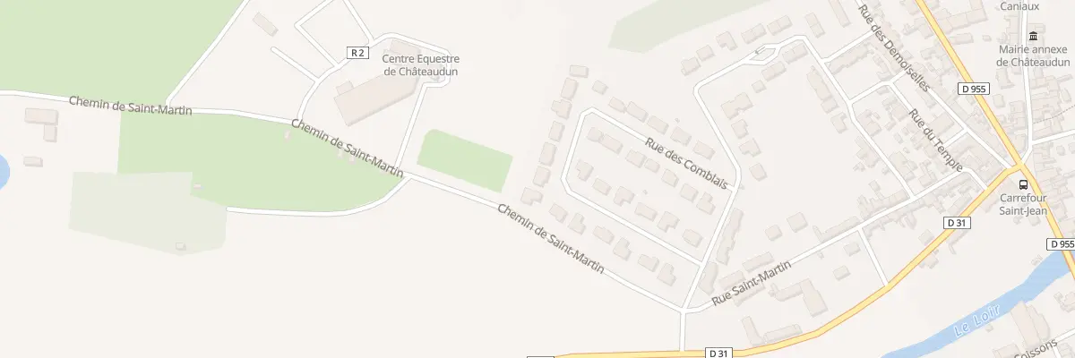 Plan du 16 Rue des Comblais à Châteaudun