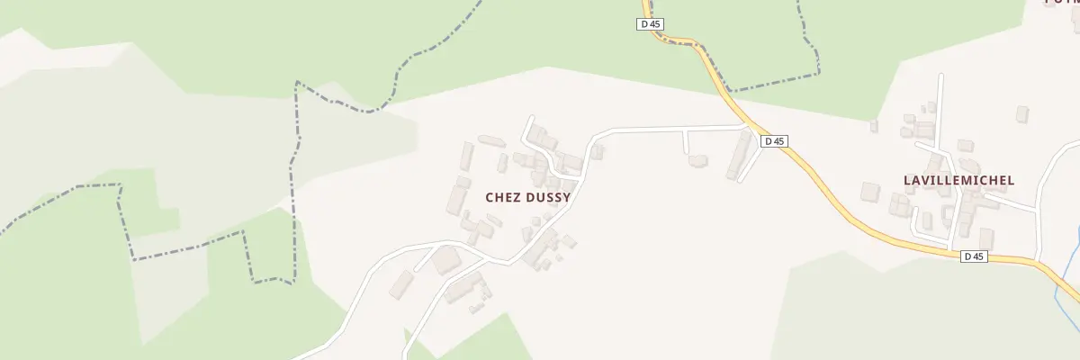 Plan du 5841 Chez Dussy à Bessines-sur-Gartempe