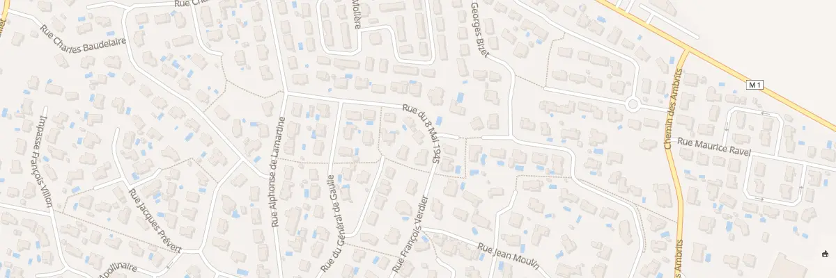 Plan du 3 Rue du Huit Mai 1945 à Cornebarrieu