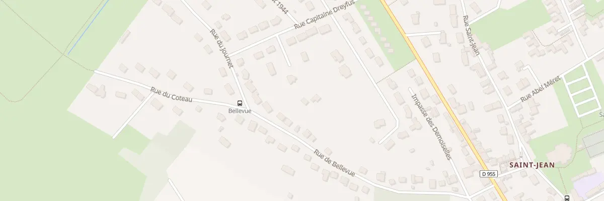 Plan du 40 Rue de Bellevue à Châteaudun