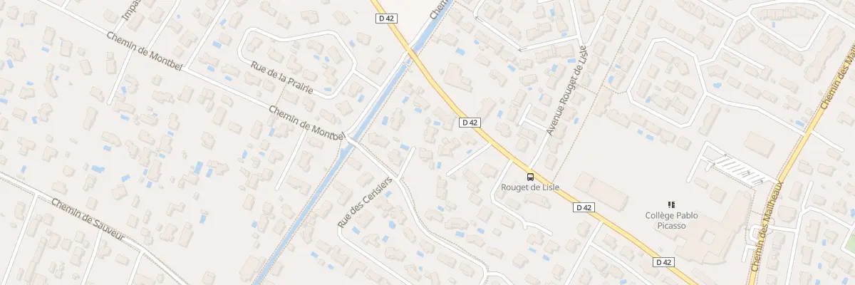Plan du 40A Rue des Cerisiers à Frouzins