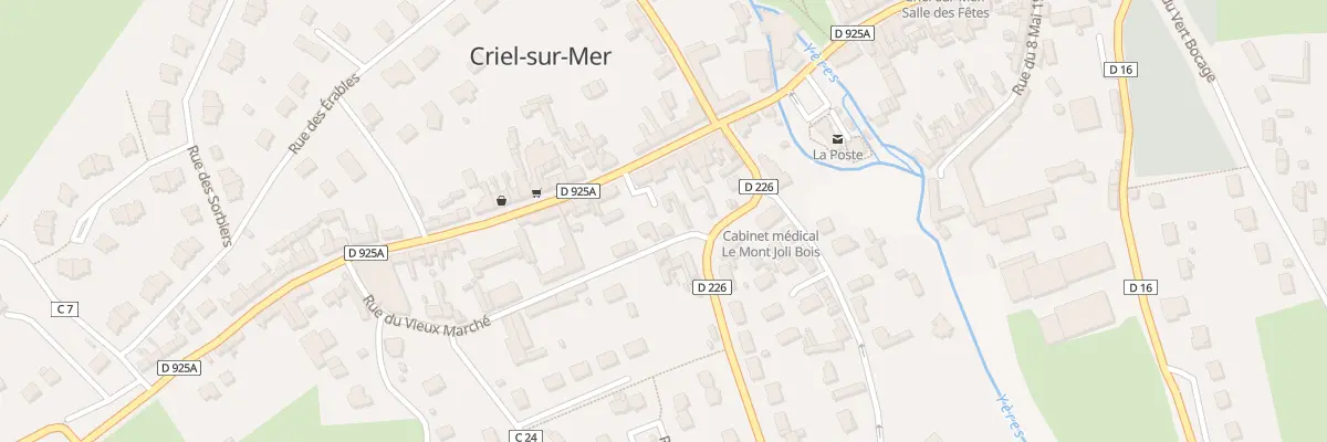 Plan du 9 Rue du Vieux Marché à Criel-sur-Mer