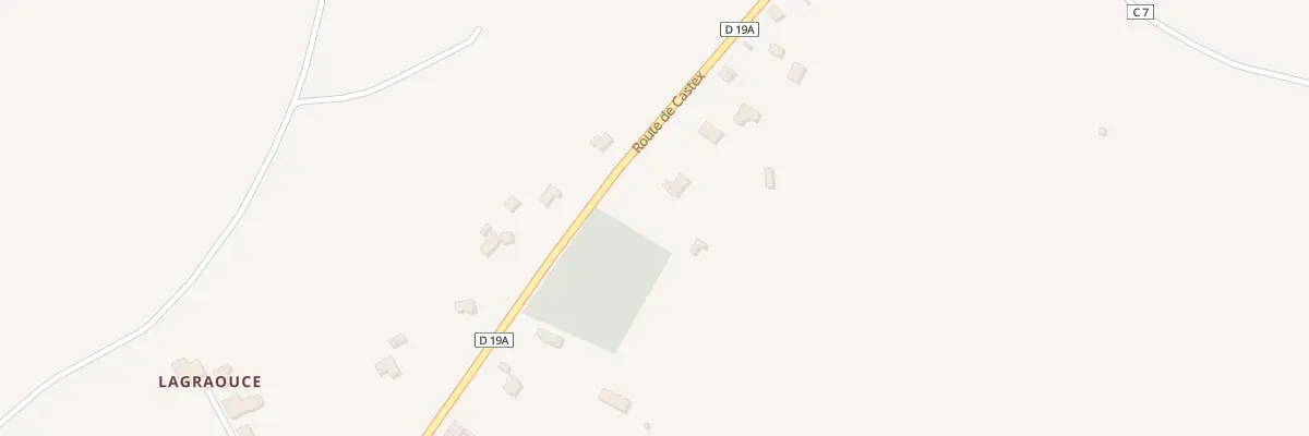 Plan du 16B Rte de Castex à Daumazan-sur-Arize