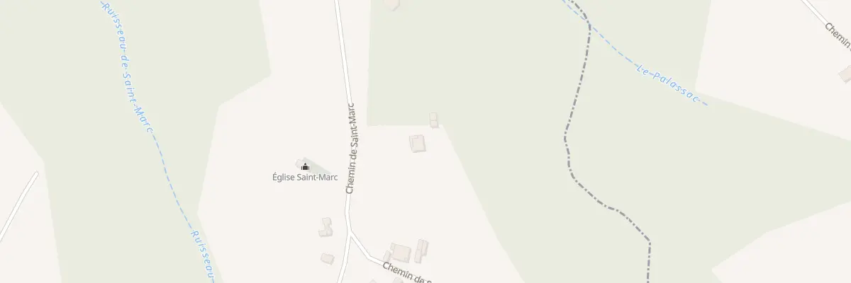 Plan du 614 Che de Saint Marc à Piquecos