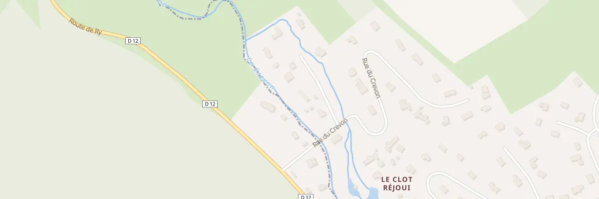 Plan du 71 Imp des Prés à Catenay