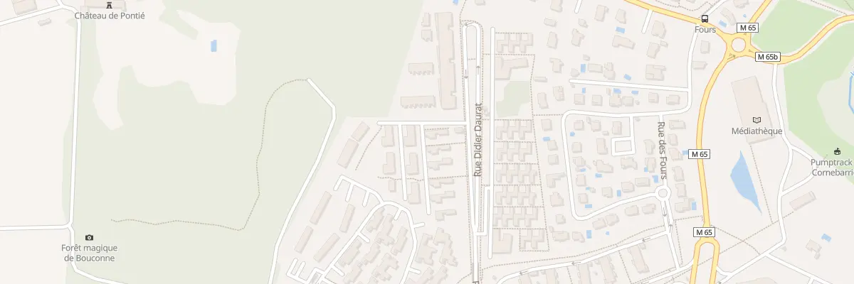 Plan du 1 Rue Didier Daurat à Cornebarrieu