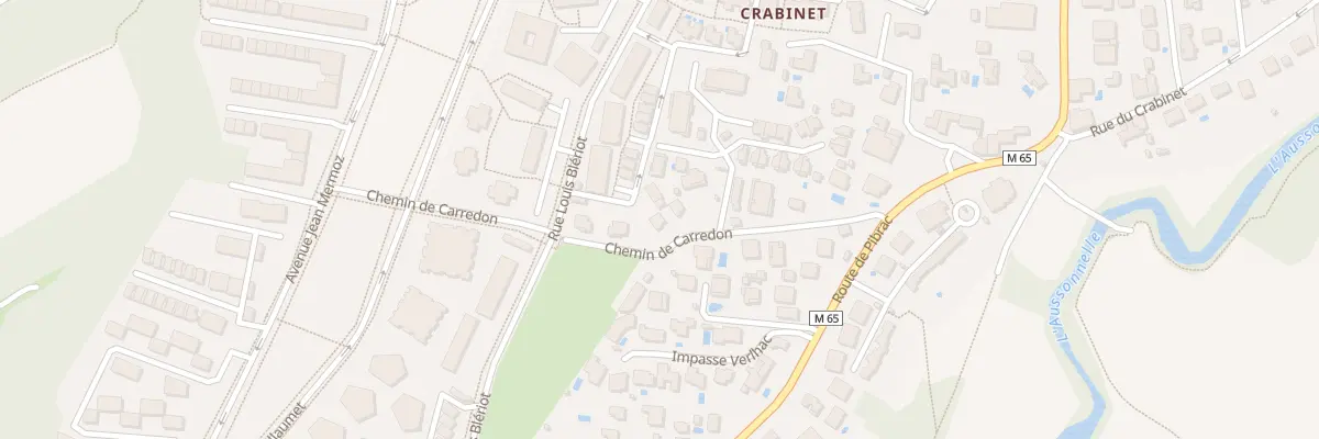Plan du 344 Crabinet à Cornebarrieu
