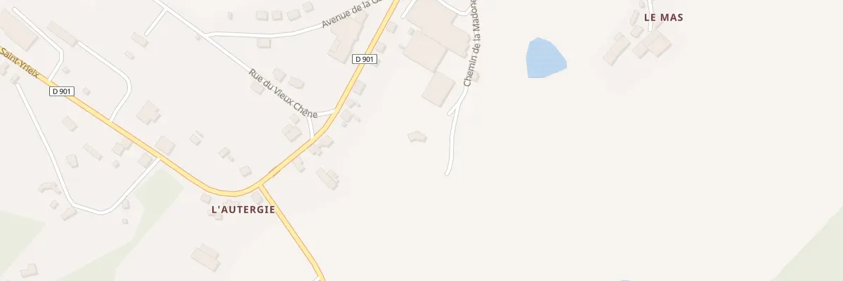 Plan du 231 Che de la Madone à Coussac-Bonneval