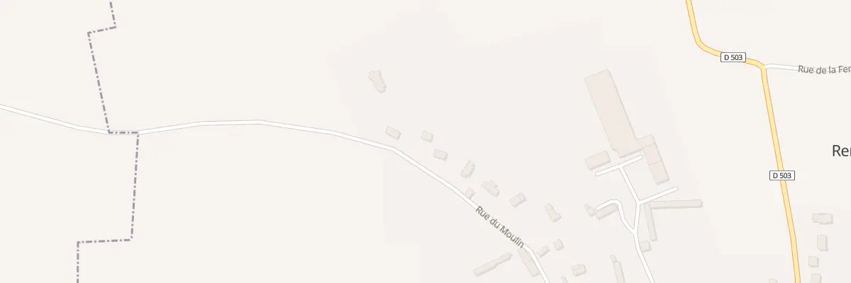 Plan du 58 Le Moulin à Renneville