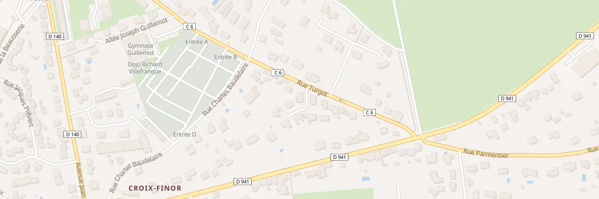 Plan du 2 All Etienne de LA BOÉTIE à Panazol
