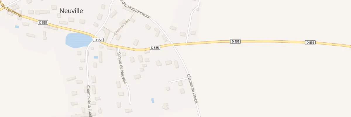 Plan du 2 Che de l’Habit à Mousseaux-Neuville