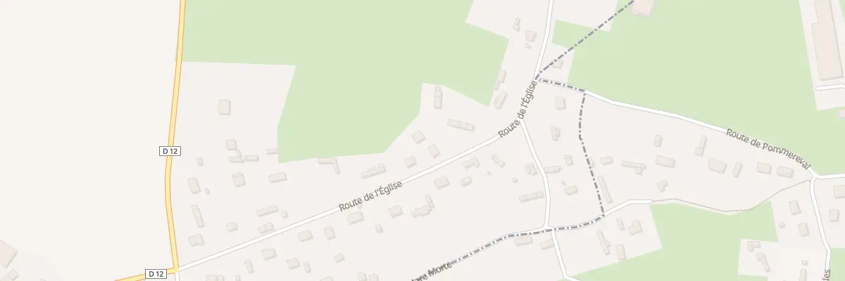 Plan du 577 Rte de l’Eglise à Pommeréval