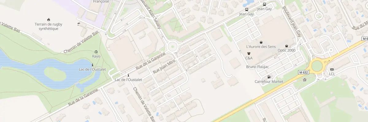 Plan du 1 Rue Amedeo Modigliani à Tournefeuille