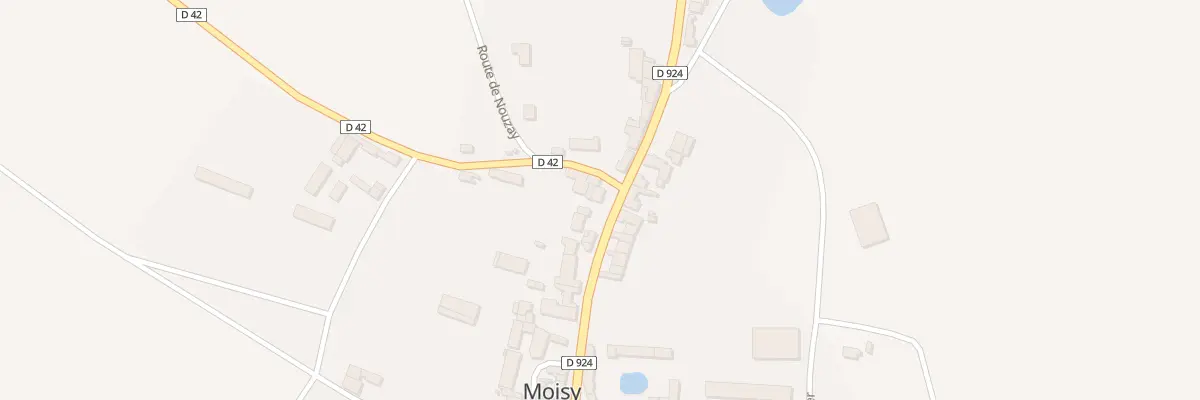 Plan du 13 Rte de Châteaudun à Moisy