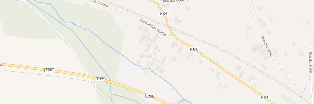 Plan du 2 Imp des Varennes à Thésée
