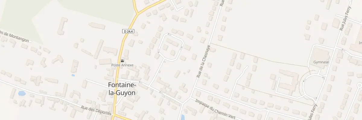 Plan du 1 Imp de la Roseraie à Fontaine-la-Guyon