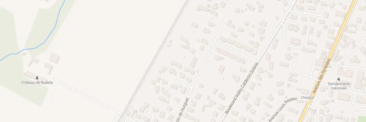 Plan du 22 Che de Hurguet à Muret