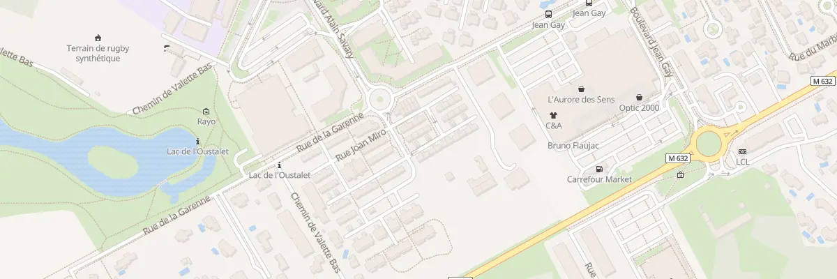 Plan du 20 Rue Amedeo Modigliani à Tournefeuille