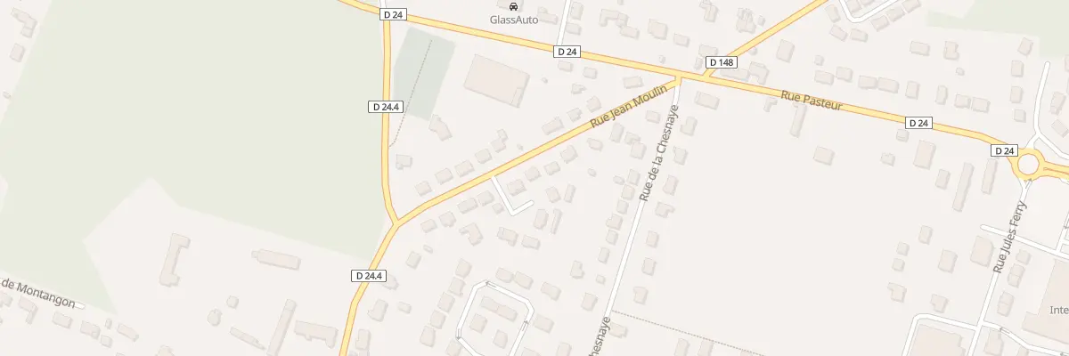 Plan du 12 Rue Jean Moulin à Fontaine-la-Guyon