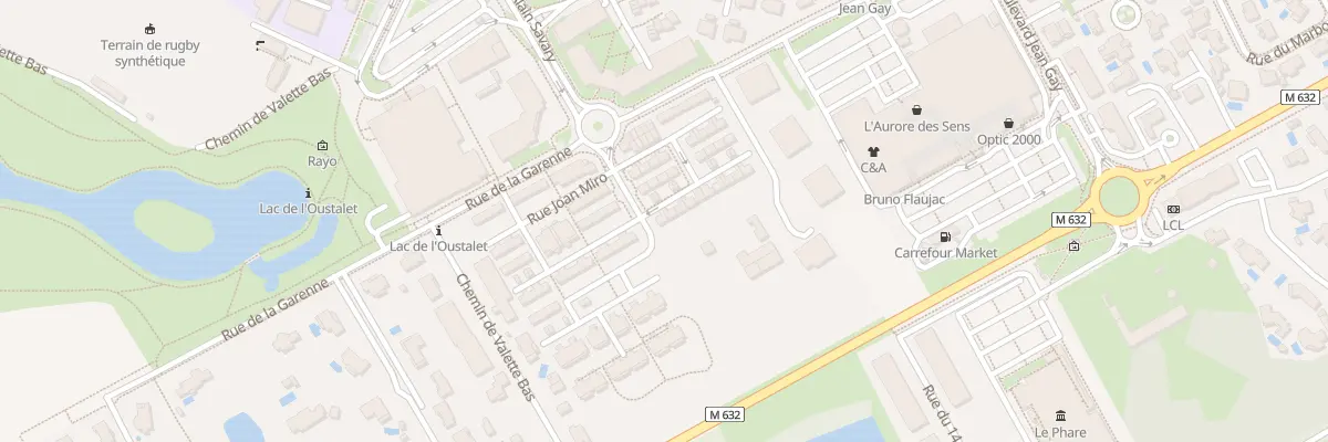Plan du 17 Rue Amedeo Modigliani à Tournefeuille