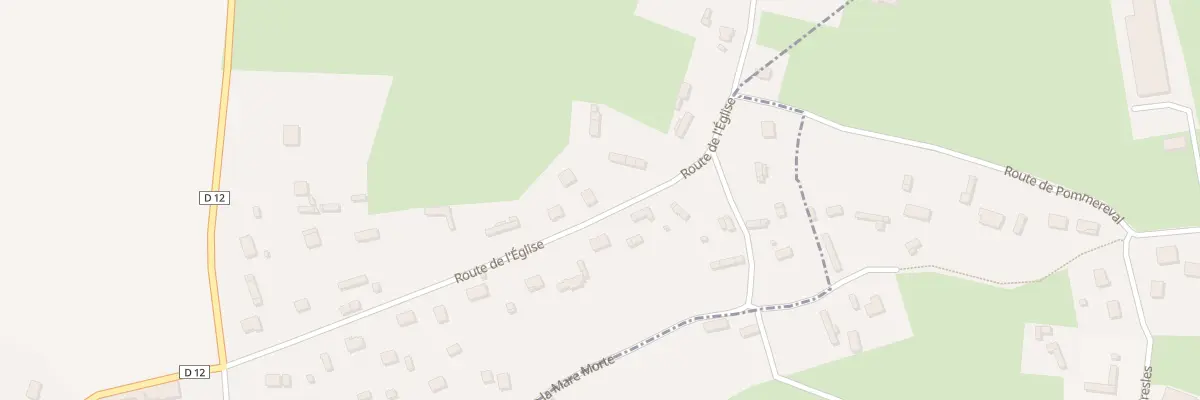 Plan du 581 Rte de l’Eglise à Pommeréval