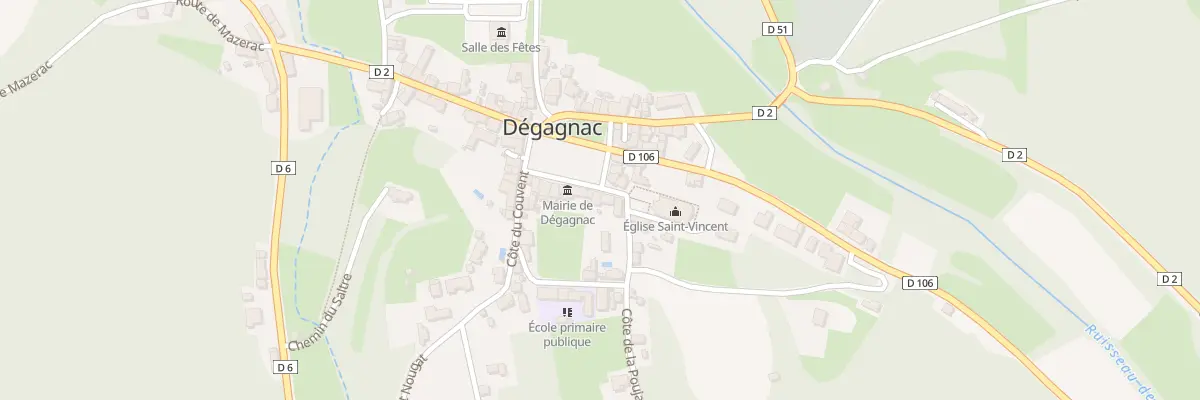 Plan du 5022 Degagnac à Dégagnac