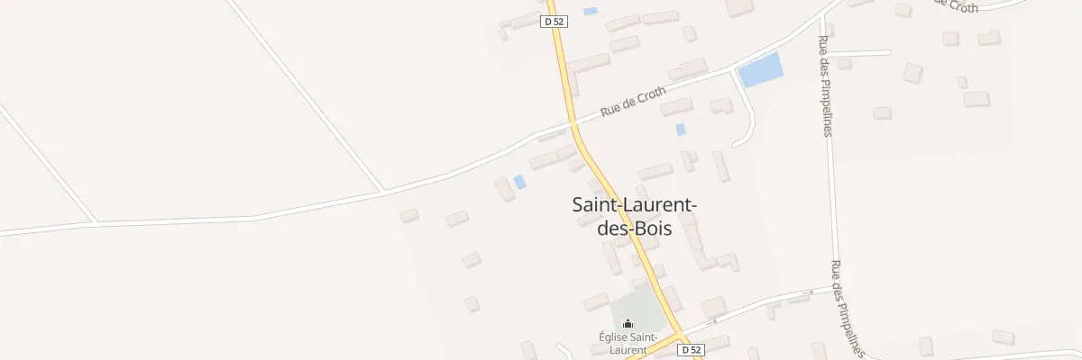 Plan du 9 Rue Grande à Saint-Laurent-des-Bois