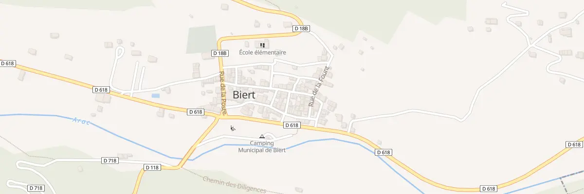 Plan du 342 Village à Biert